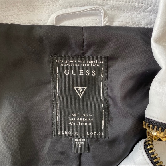 Guess faux leather moto jacket - Picture 11 of 12